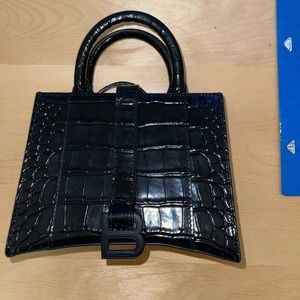 Balenciaga hourglass small handle bag